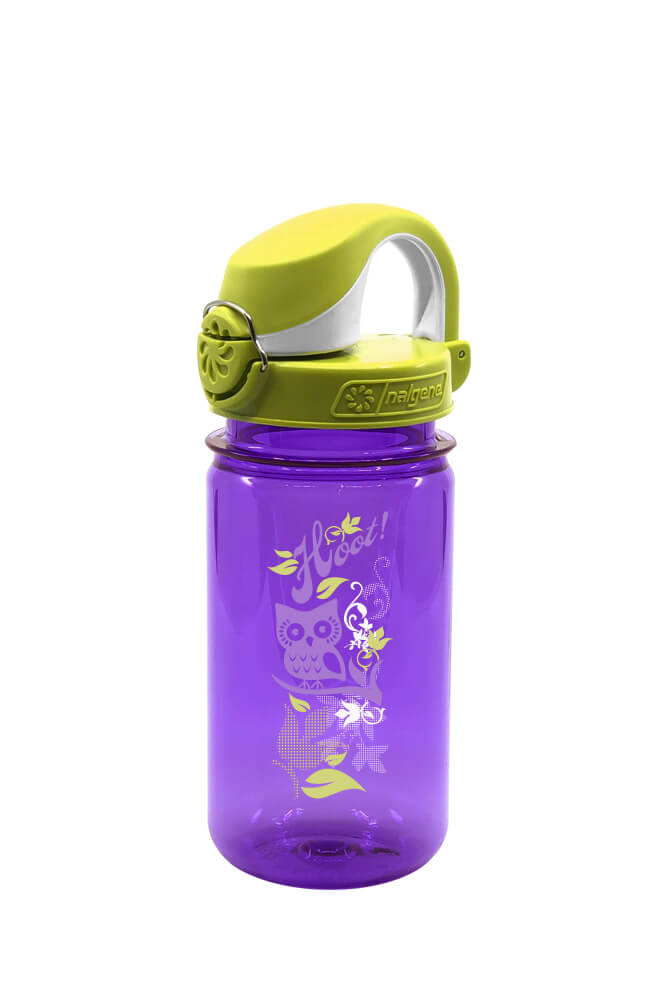 Nalgene product detail: 12oz On-The-Fly Kids Lock-Top Bottle with Graphics I8 — 12oz On-The-Fly Kids Lock-Top Bottle with Graphics