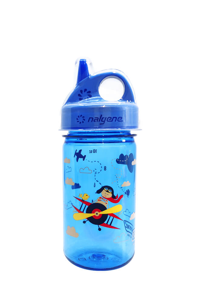 Nalgene product view: 12oz Kids Grip-N-Gulp with Graphics B1 — 12oz Kids Grip-N-Gulp with Graphics