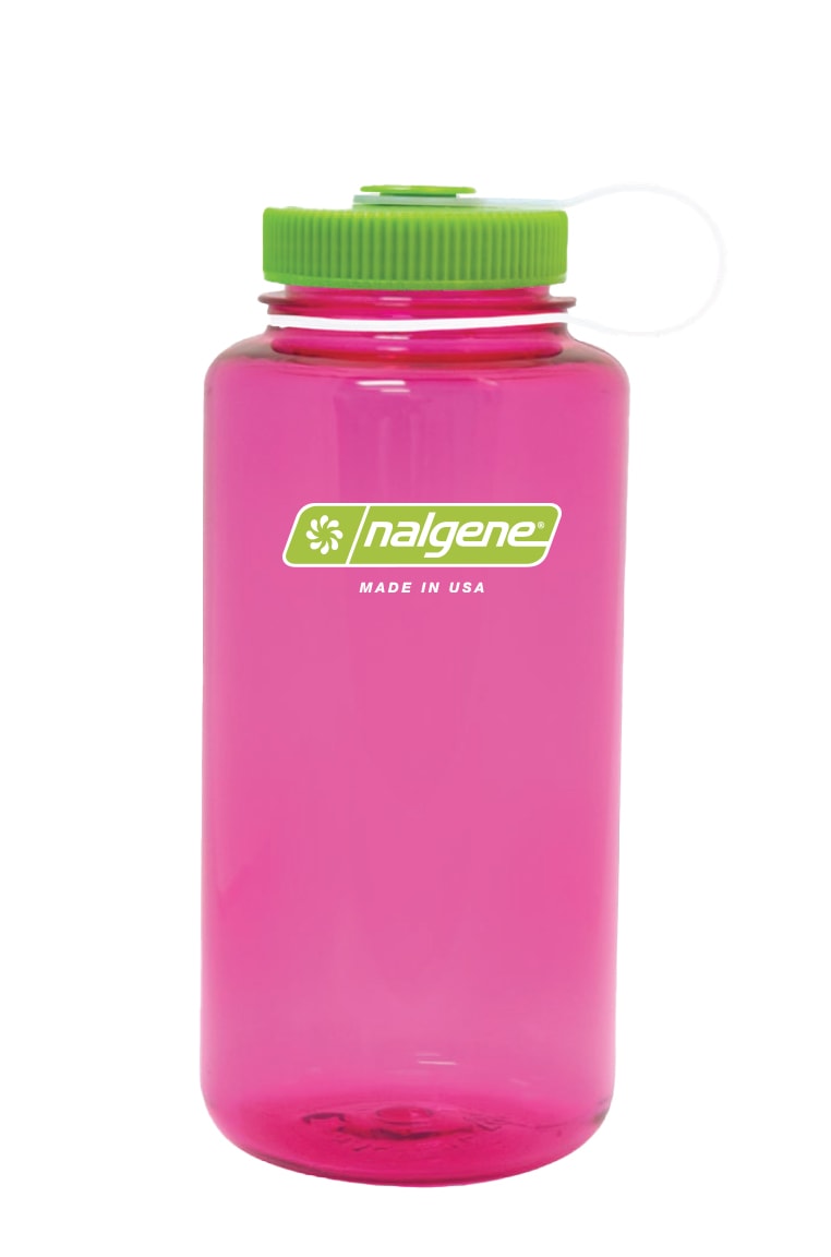 Nalgene product detail: 32oz Wide Mouth Becca Pink Bottle Q8 — 32oz Wide Mouth Becca Pink Bottle