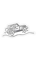 Nalgene product view: SUV Sticker S1 — SUV Sticker