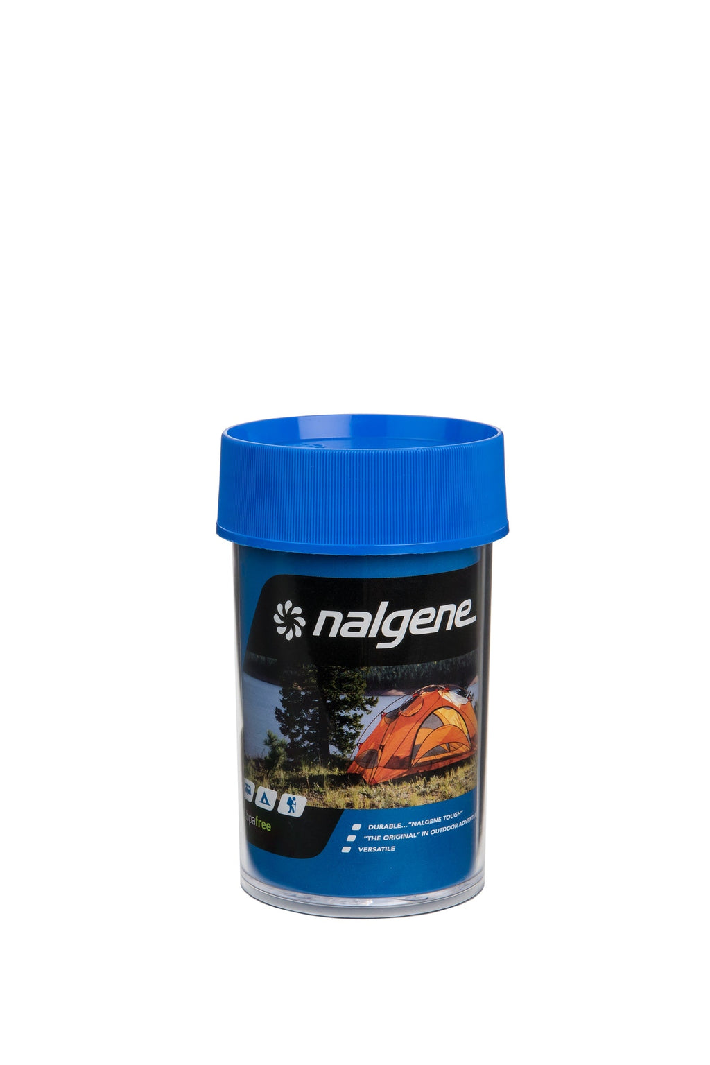 Nalgene product image: 8oz Storage Jar – Blue Lid J6 — 8oz Storage Jar – Blue Lid