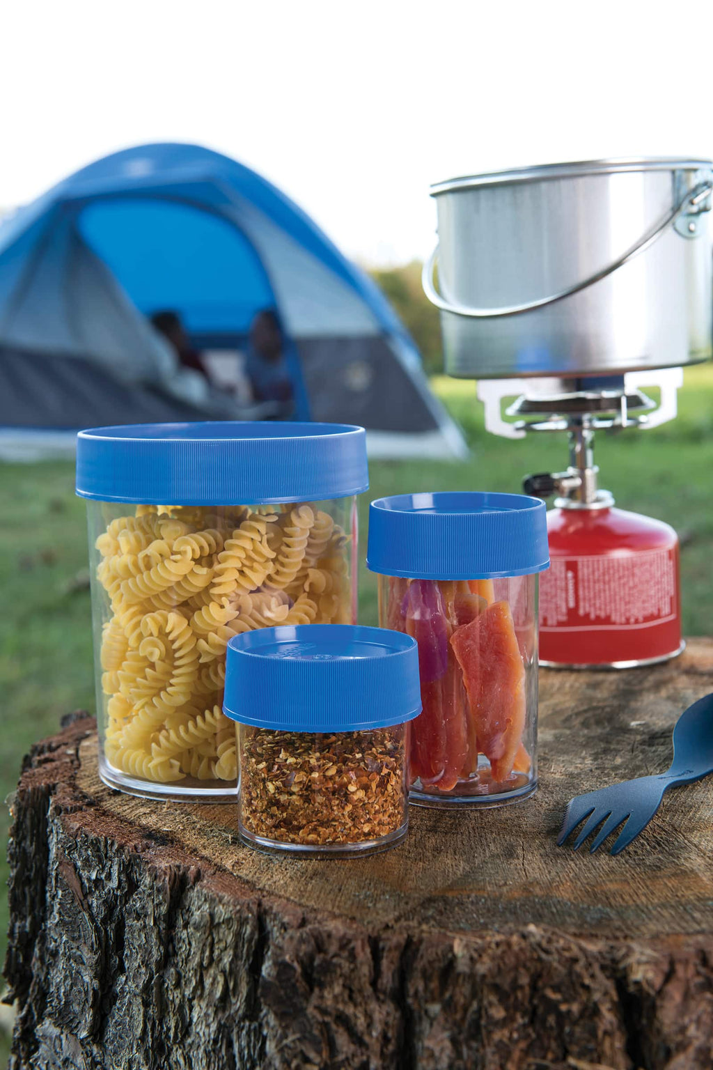 Nalgene product image: 16oz Storage Jar – Blue Lid H0 — 16oz Storage Jar – Blue Lid