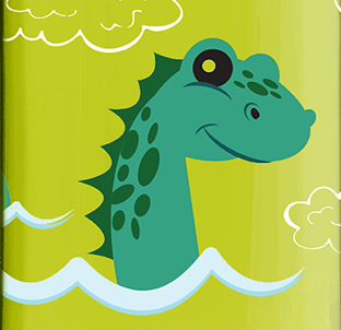 Nalgene product detail: 12oz On-The-Fly Kids Lock-Top Bottle with Graphics J3 — 12oz On-The-Fly Kids Lock-Top Bottle with Graphics