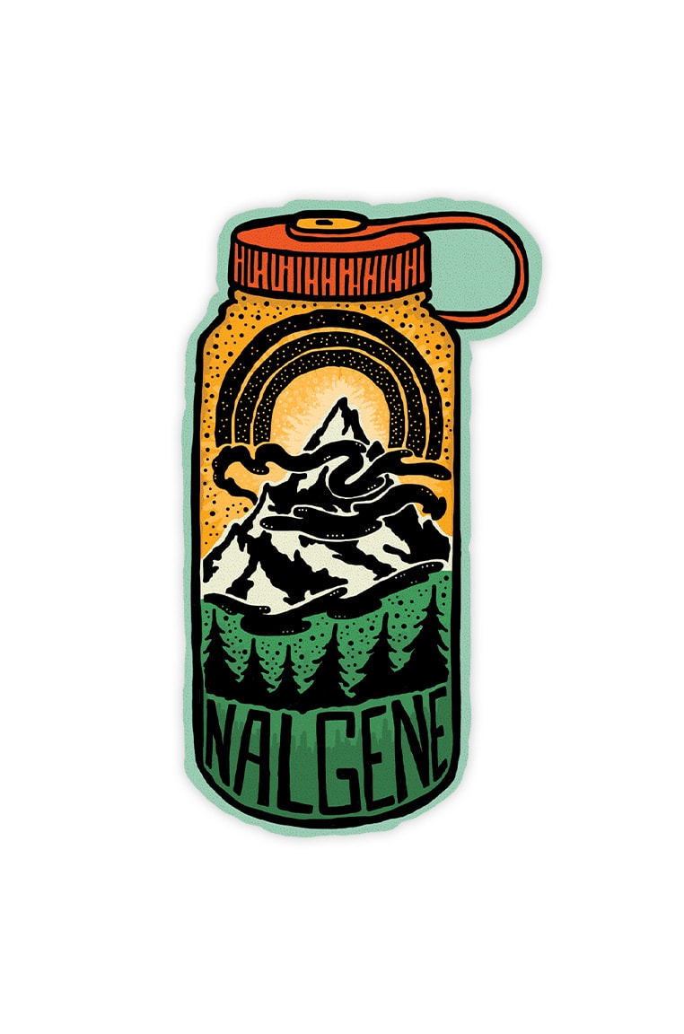 Nalgene product detail: Mountain Peak Sticker H1 — Mountain Peak Sticker