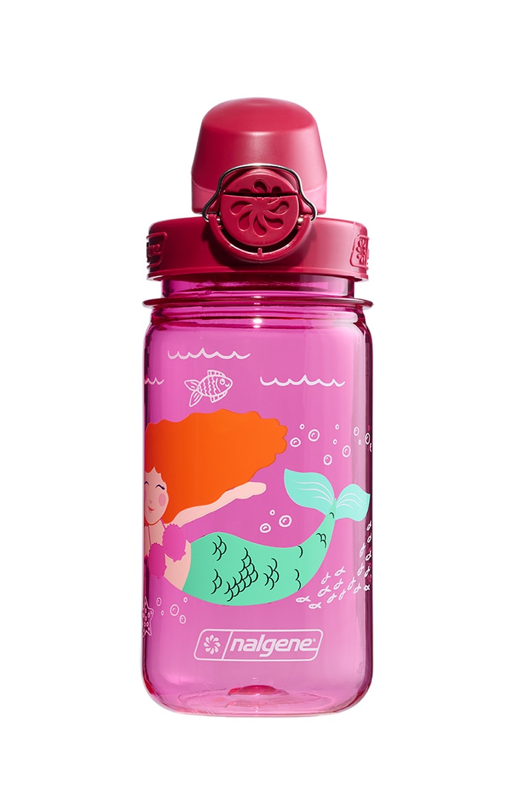 Nalgene product image: 12oz On-The-Fly Kids Lock-Top Bottle with Graphics J3 — 12oz On-The-Fly Kids Lock-Top Bottle with Graphics