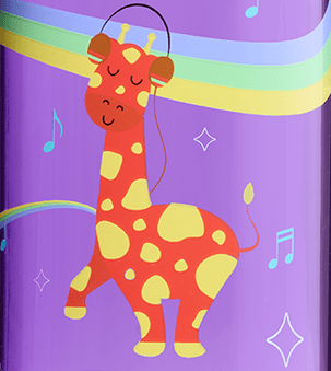 Nalgene product view: 12oz Kids Grip-N-Gulp with Graphics B1 — 12oz Kids Grip-N-Gulp with Graphics