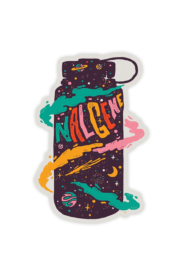 Galactic Nalgene Sticker — Galactic Nalgene Sticker E1