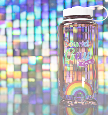 Nalgene product detail: 32oz Wide Mouth Pride Bottle N3 — 32oz Wide Mouth Pride Bottle