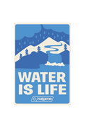 Nalgene product image: Water Is Life Sticker F9 — Water Is Life Sticker