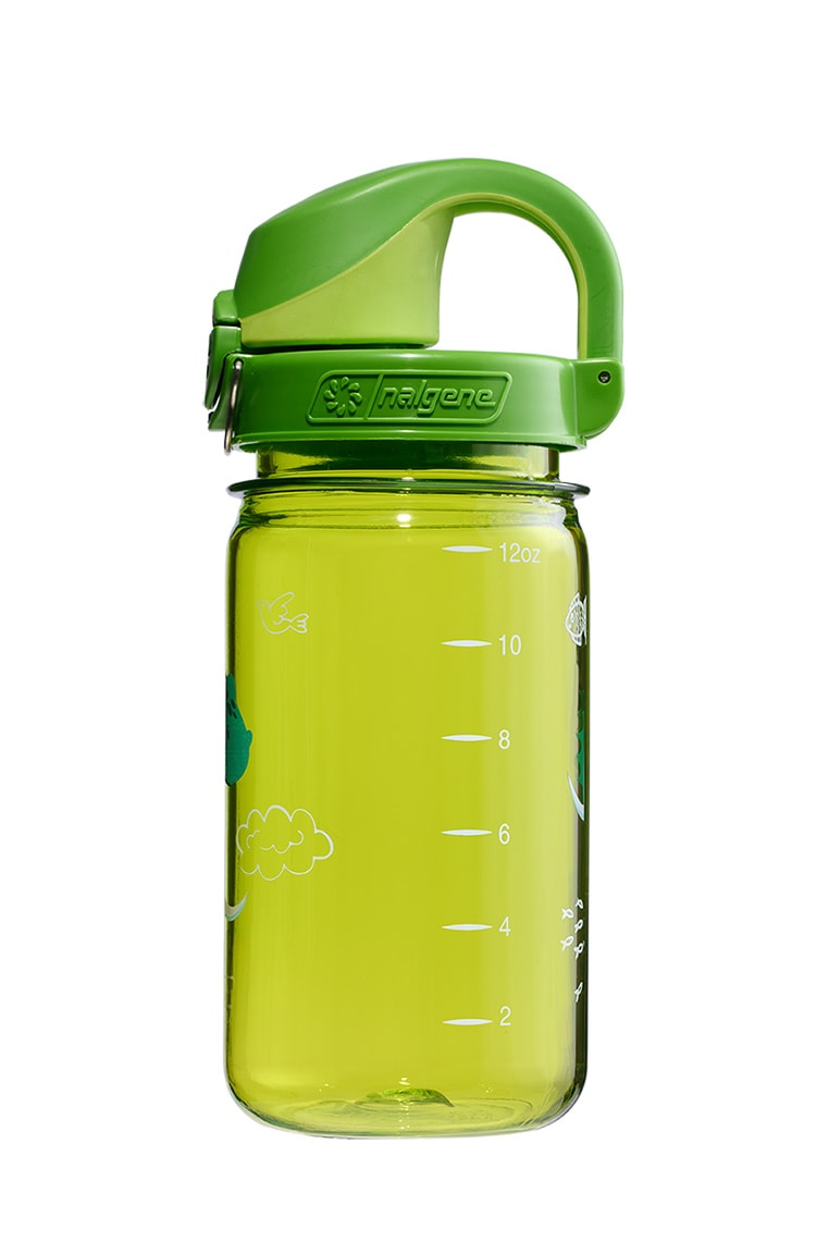 Nalgene product detail: 12oz On-The-Fly Kids Lock-Top Bottle with Graphics J3 — 12oz On-The-Fly Kids Lock-Top Bottle with Graphics