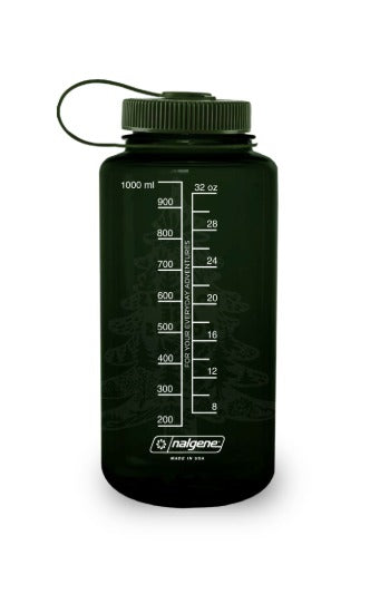 Nalgene product view: 32oz Wide Mouth “Public Lands: Forests Are for Us” Bottle Q3 — 32oz Wide Mouth “Public Lands: Forests Are for Us” Bottle