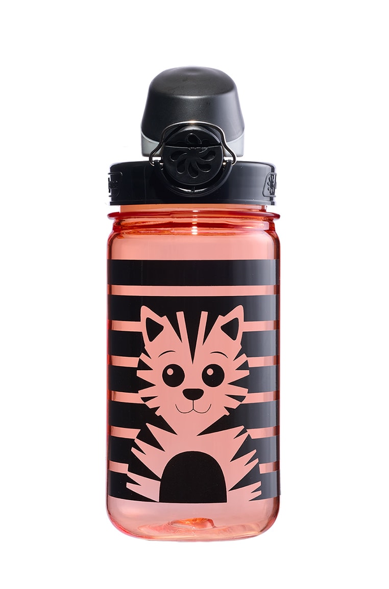 Nalgene product image: 12oz On-The-Fly Kids Lock-Top Bottle with Graphics J3 — 12oz On-The-Fly Kids Lock-Top Bottle with Graphics