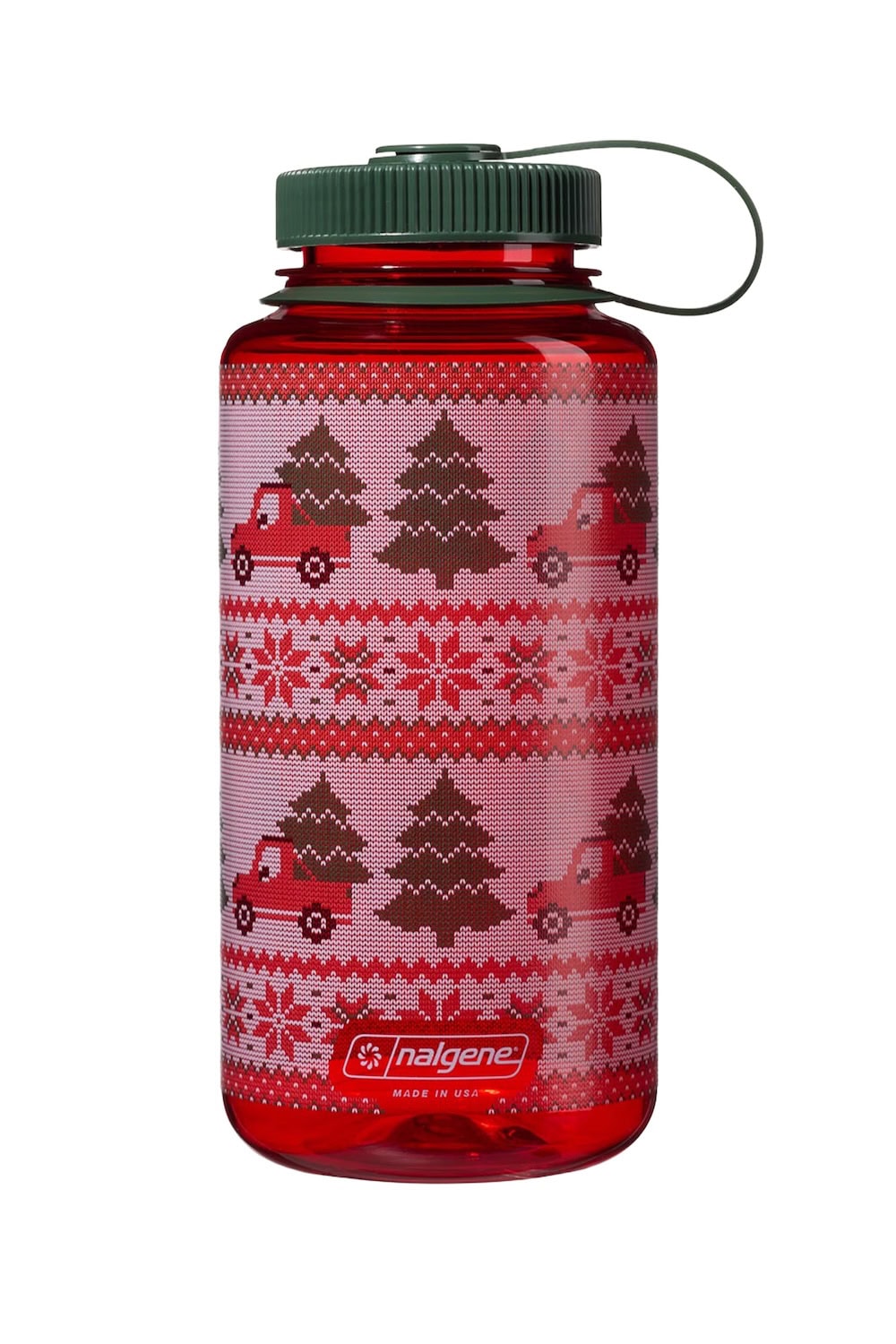 Nalgene product detail: 32oz Wide Mouth Ugly Sweater Bottle R7 — 32oz Wide Mouth Ugly Sweater Bottle